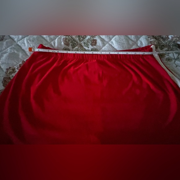 Vintage NIKE Team Red Skirt with White Trim lacrosse tennis size medium - Picture 6 of 6